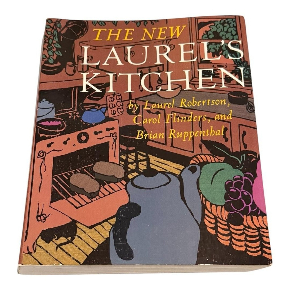 Vintage The New Laurel's Kitchen Vegetarian Cookbook Paperback Ten Speed Press